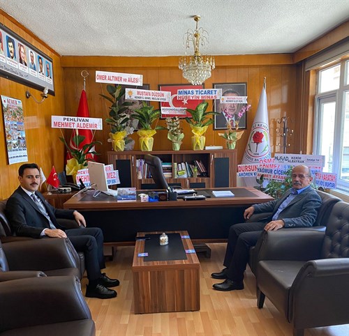 Kaymakamımız Sn. Ali Emre TEKİN’nin Kemer Belediye Başkanı İsmail ASAN’a Hayırlı Olsun  Ziyareti.